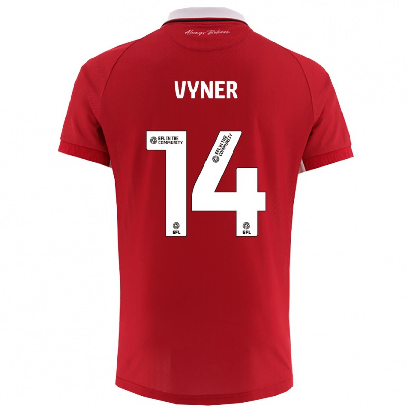 Danxen Men Zak Vyner #14 Red White Home Jersey 2025/26 T-Shirt