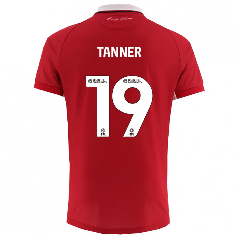 Danxen Men George Tanner #19 Red White Home Jersey 2025/26 T-Shirt