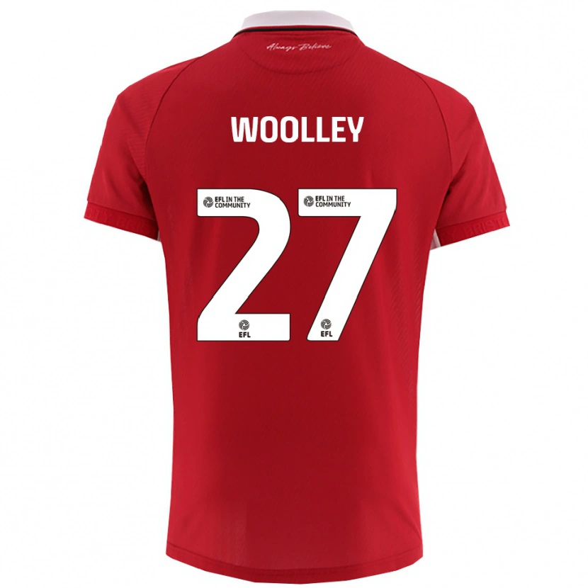 Danxen Men Jesse Woolley #27 Red White Home Jersey 2025/26 T-Shirt