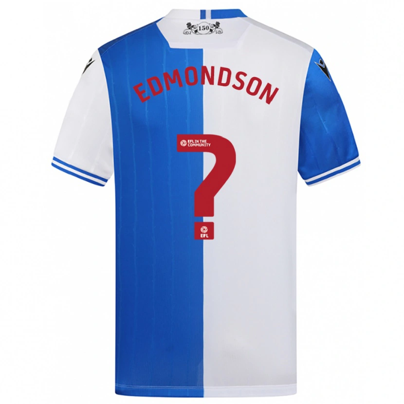 Danxen Men Stephen Edmondson #0 Blue White Home Jersey 2025/26 T-Shirt