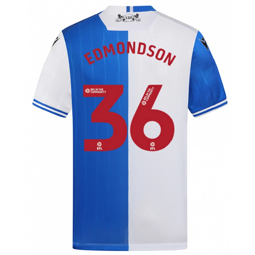 Danxen Men James Edmondson #36 Blue White Home Jersey 2025/26 T-Shirt