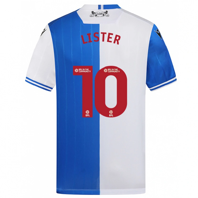 Danxen Men Harry Lister #10 Blue White Home Jersey 2025/26 T-Shirt