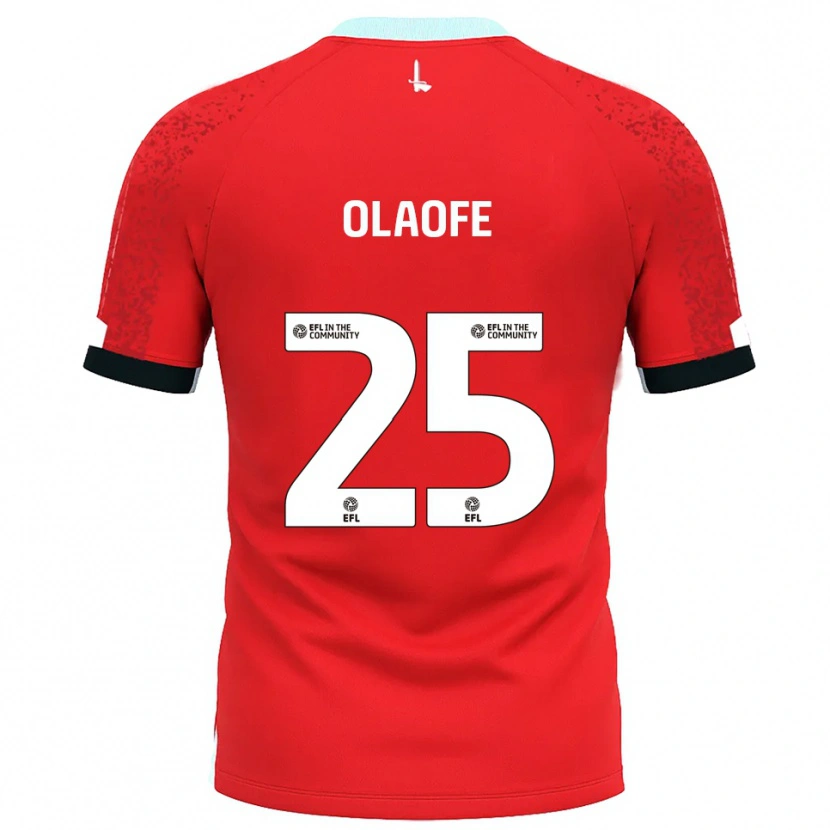 Danxen Men Tanto Olaofe #25 Red White Home Jersey 2025/26 T-Shirt