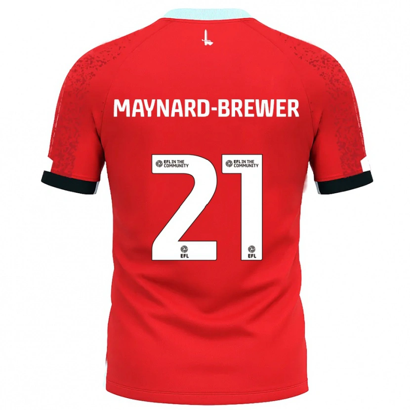 Danxen Men Ashley Maynard-Brewer #21 Red White Home Jersey 2025/26 T-Shirt