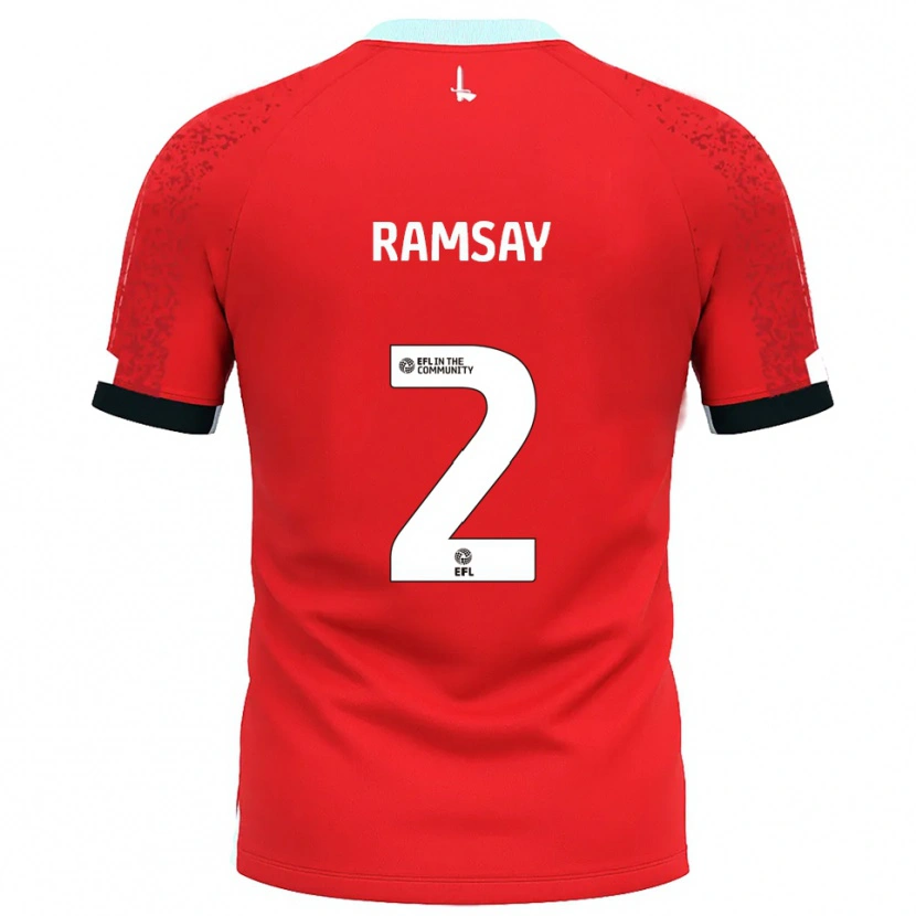 Danxen Men Kayne Ramsay #2 Red White Home Jersey 2025/26 T-Shirt