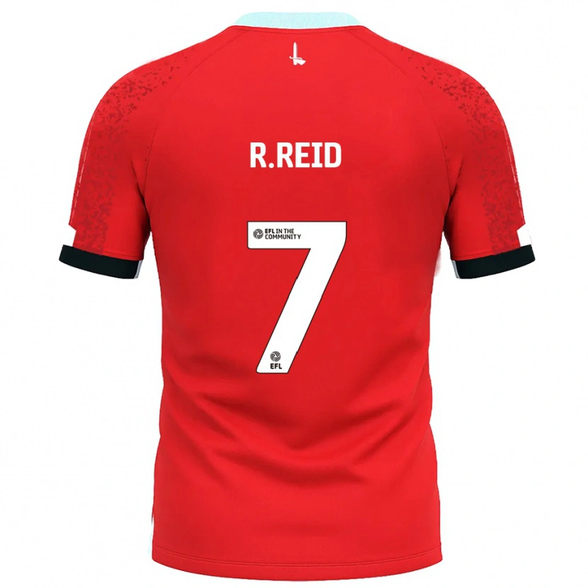 Danxen Men Reuben Reid #7 Red White Home Jersey 2025/26 T-Shirt