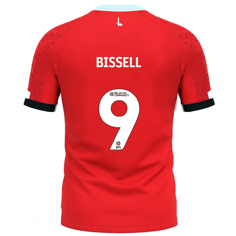 Danxen Men Emma Bissell #9 Red White Home Jersey 2025/26 T-Shirt