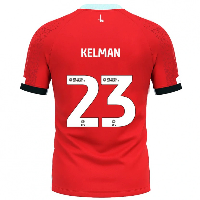 Danxen Men Charlie Kelman #23 Red White Home Jersey 2025/26 T-Shirt