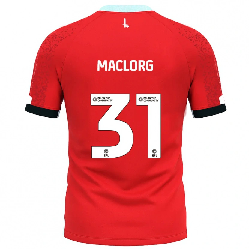 Danxen Men Lennon Maclorg #31 Red White Home Jersey 2025/26 T-Shirt