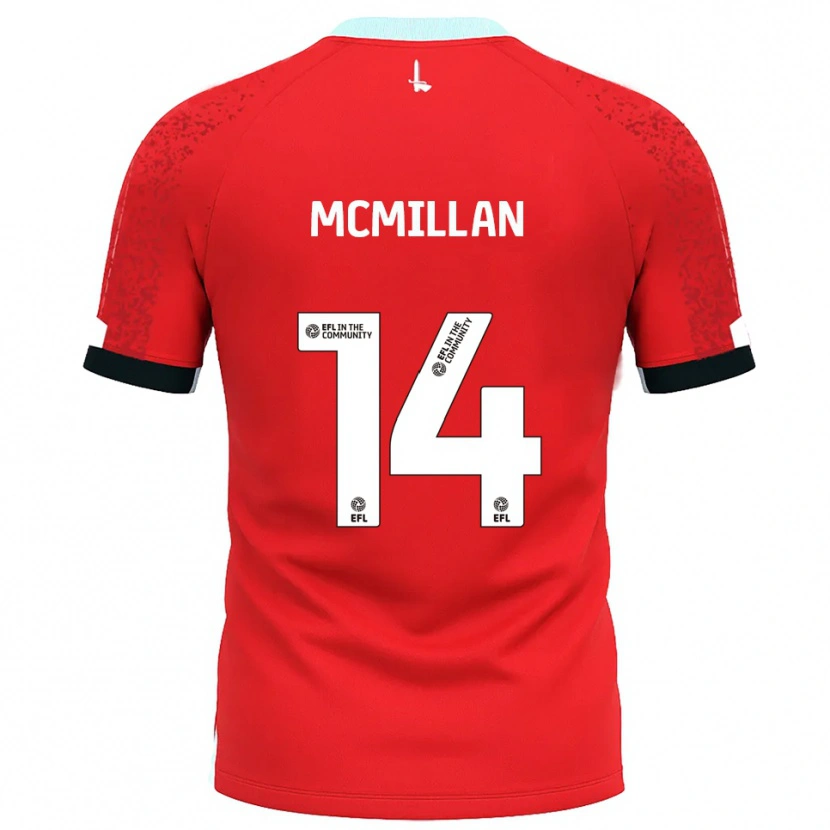 Danxen Men Ellis Mcmillan #14 Red White Home Jersey 2025/26 T-Shirt