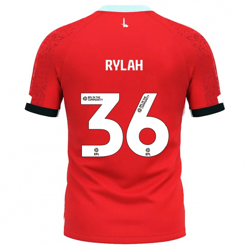Danxen Men Henry Rylah #36 Red White Home Jersey 2025/26 T-Shirt