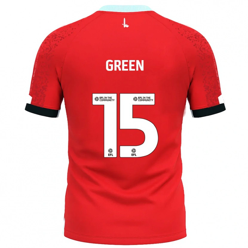 Danxen Men Kayleigh Green #15 Red White Home Jersey 2025/26 T-Shirt