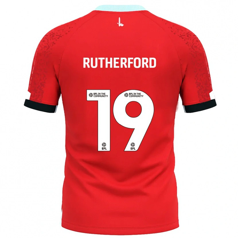 Danxen Men Ella Rutherford #19 Red White Home Jersey 2025/26 T-Shirt