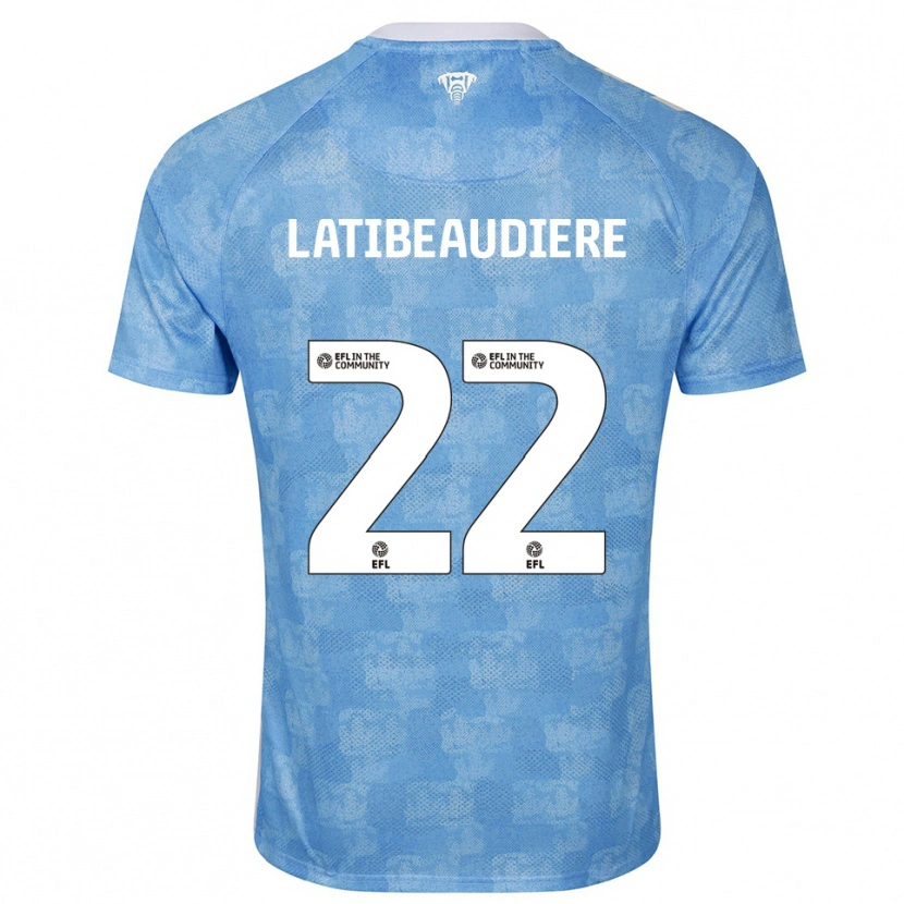 Danxen Men Joel Latibeaudiere #22 Sky Blue White Home Jersey 2025/26 T-Shirt