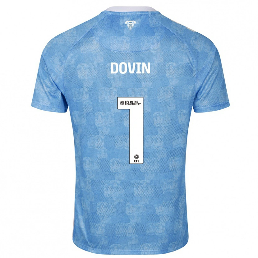 Danxen Men Oliver Dovin #1 Sky Blue White Home Jersey 2025/26 T-Shirt