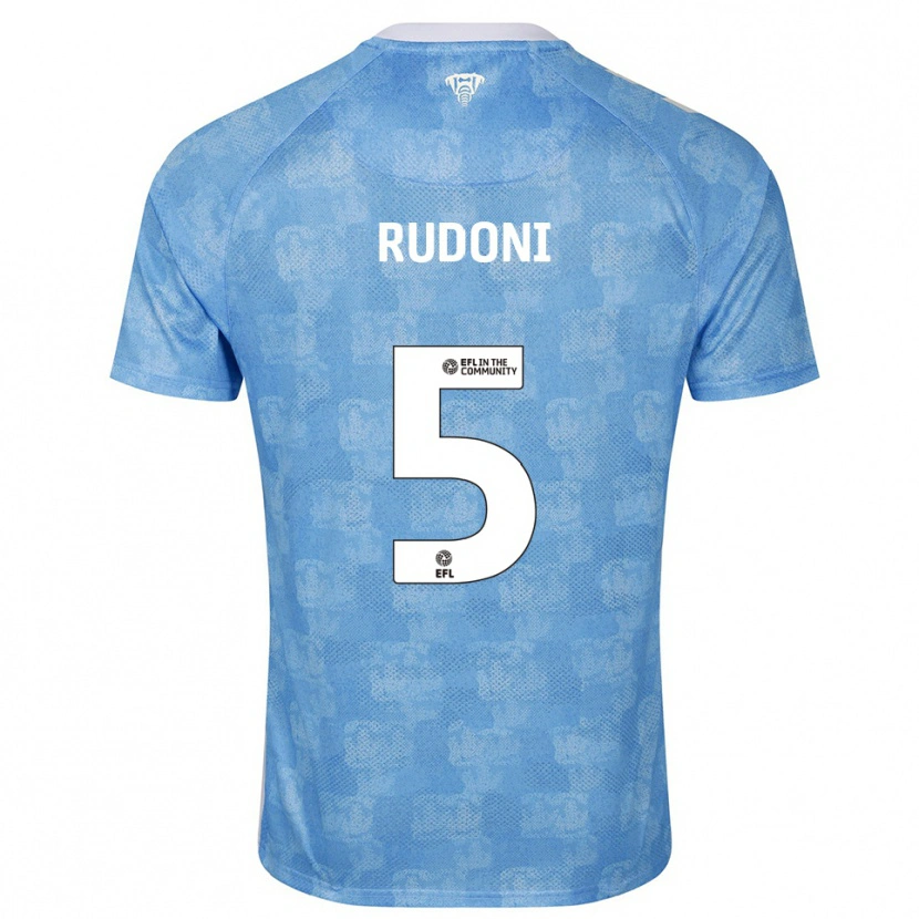 Danxen Men Jack Rudoni #5 Sky Blue White Home Jersey 2025/26 T-Shirt
