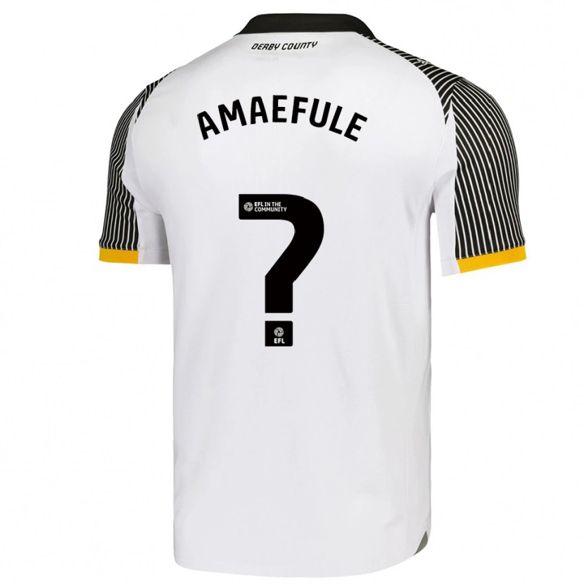 Danxen Men Kelvin Amaefule #0 White Black Home Jersey 2025/26 T-Shirt