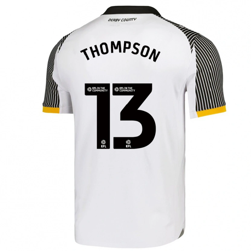 Danxen Men Jack Thompson #13 White Black Home Jersey 2025/26 T-Shirt