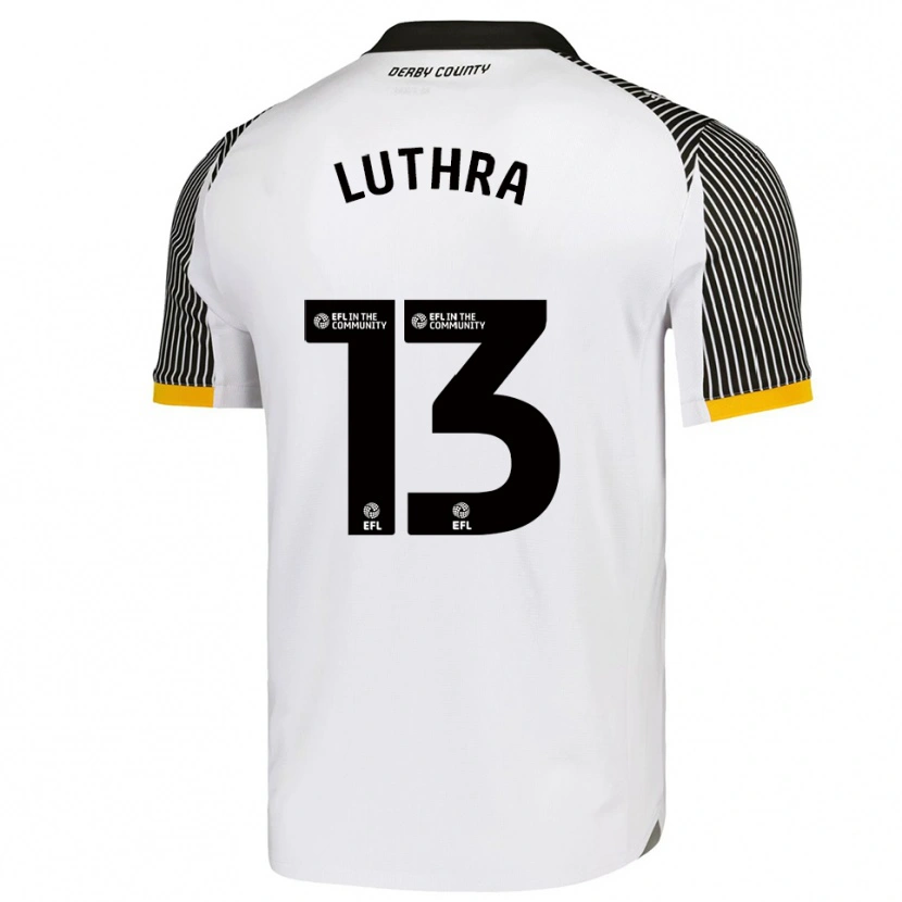 Danxen Men Rohan Luthra #13 White Black Home Jersey 2025/26 T-Shirt