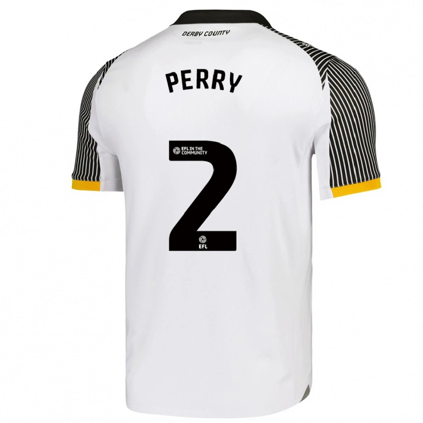 Danxen Men Jack Perry #2 White Black Home Jersey 2025/26 T-Shirt