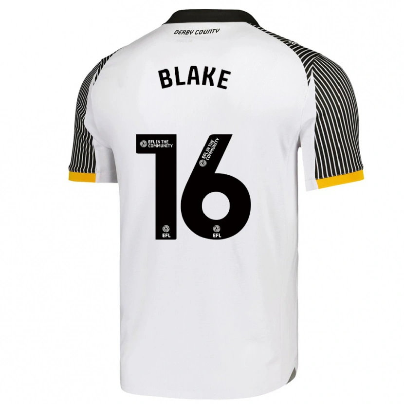 Danxen Men Zayne Blake #16 White Black Home Jersey 2025/26 T-Shirt