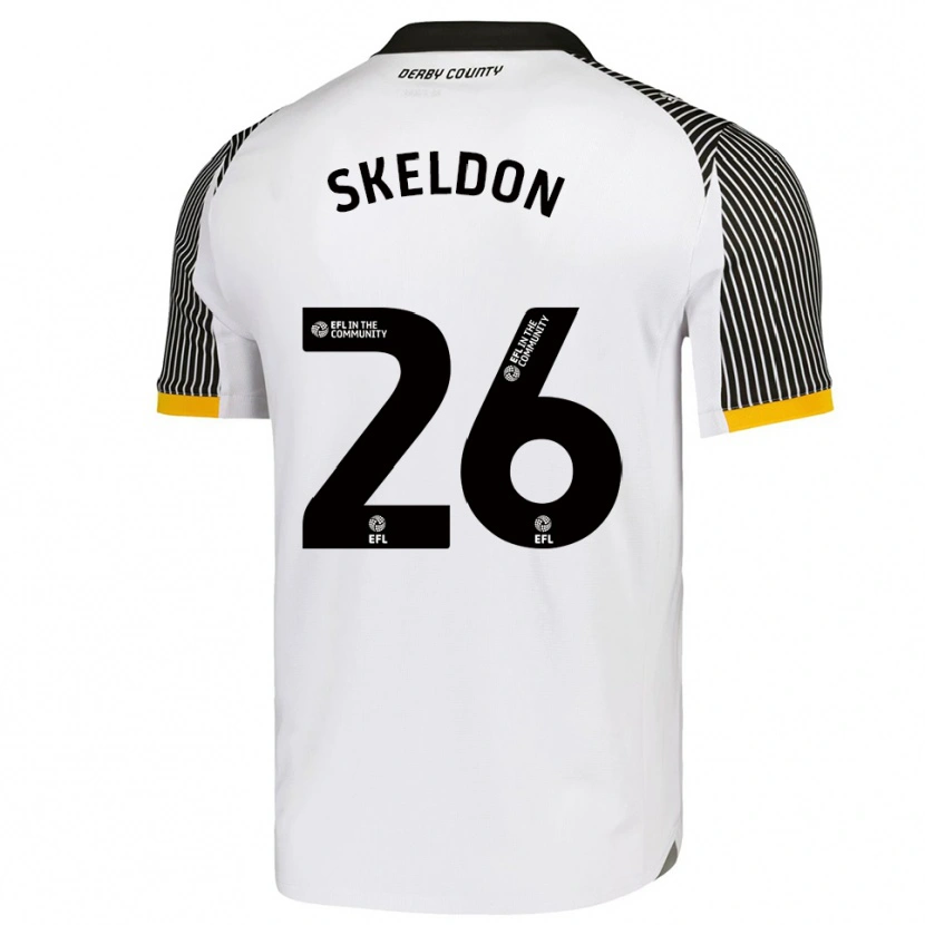 Danxen Men Lily Skeldon #26 White Black Home Jersey 2025/26 T-Shirt