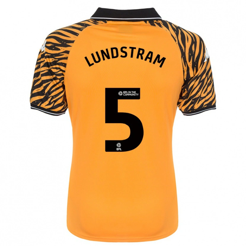 Danxen Men John Lundstram #5 Orange Black Home Jersey 2025/26 T-Shirt