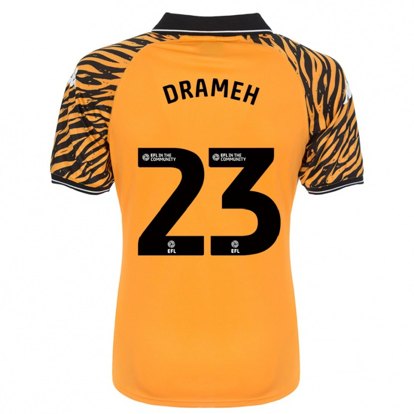 Danxen Men Cody Drameh #23 Orange Black Home Jersey 2025/26 T-Shirt