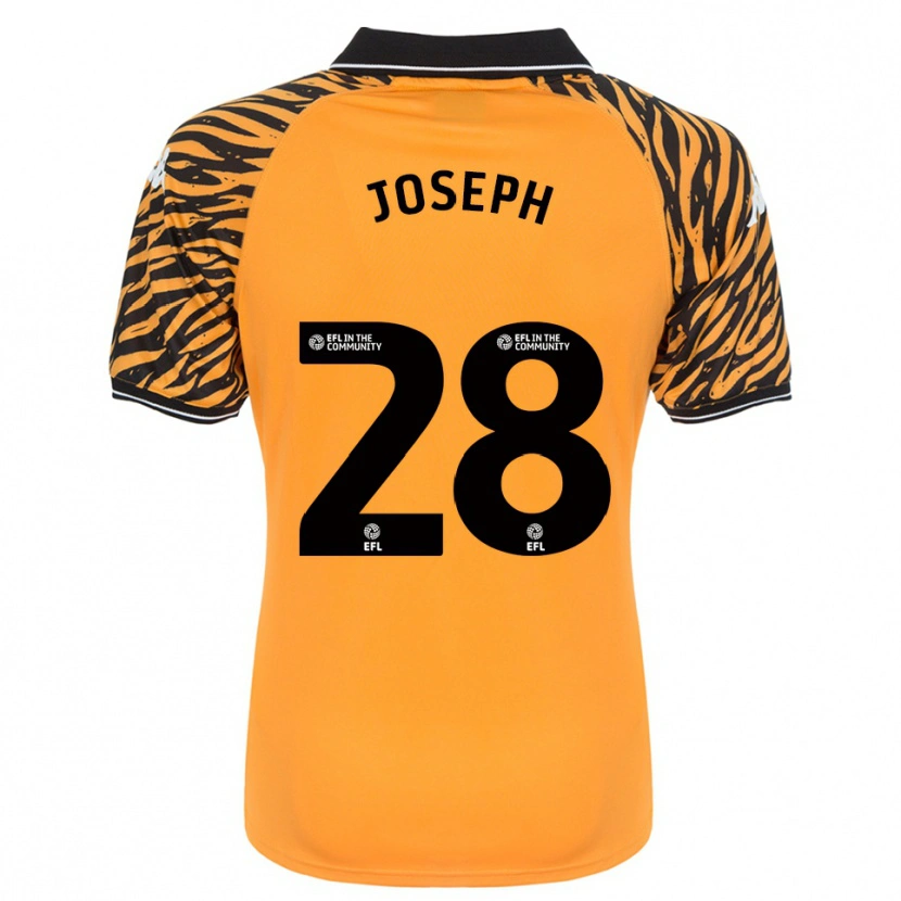 Danxen Men Kyle Joseph #28 Orange Black Home Jersey 2025/26 T-Shirt
