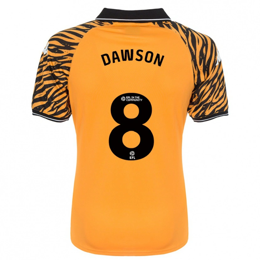 Danxen Men Lucas Dawson #8 Orange Black Home Jersey 2025/26 T-Shirt
