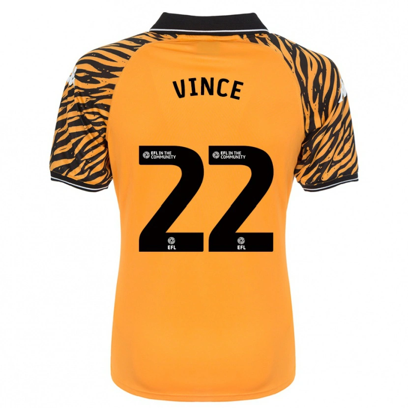 Danxen Men Anna Vince #22 Orange Black Home Jersey 2025/26 T-Shirt