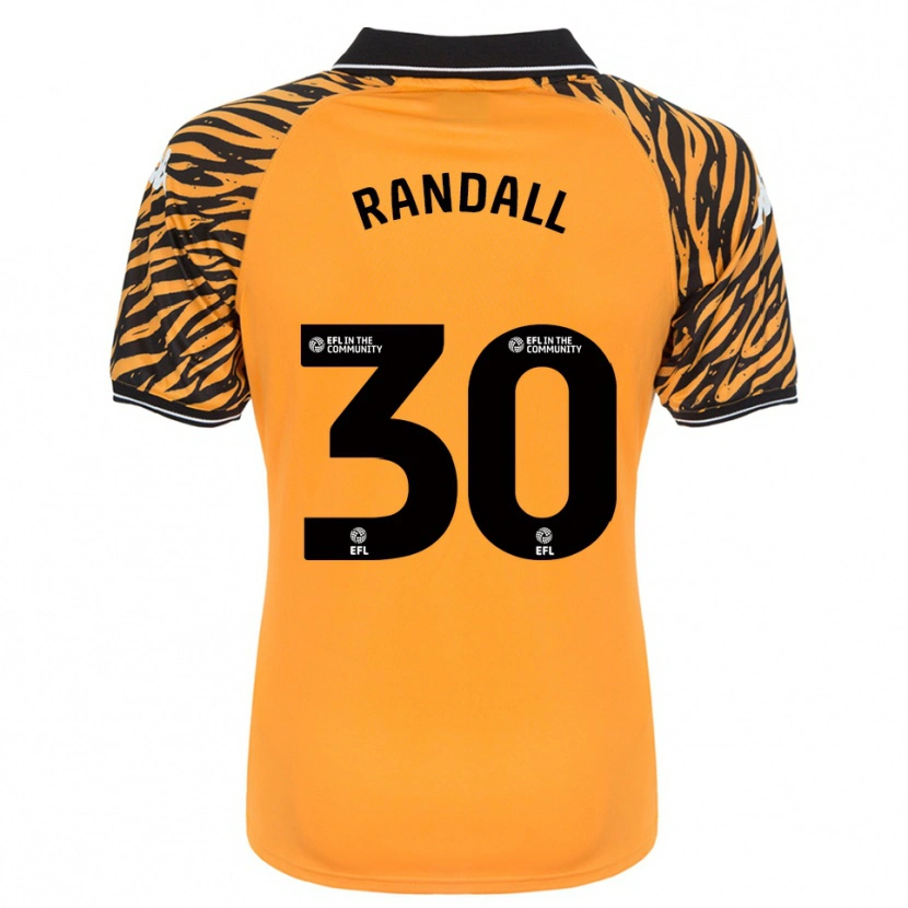 Danxen Men Jennifer Randall #30 Orange Black Home Jersey 2025/26 T-Shirt