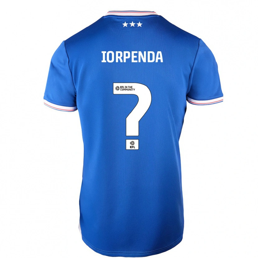 Danxen Men George Iorpenda #0 Blue White Home Jersey 2025/26 T-Shirt