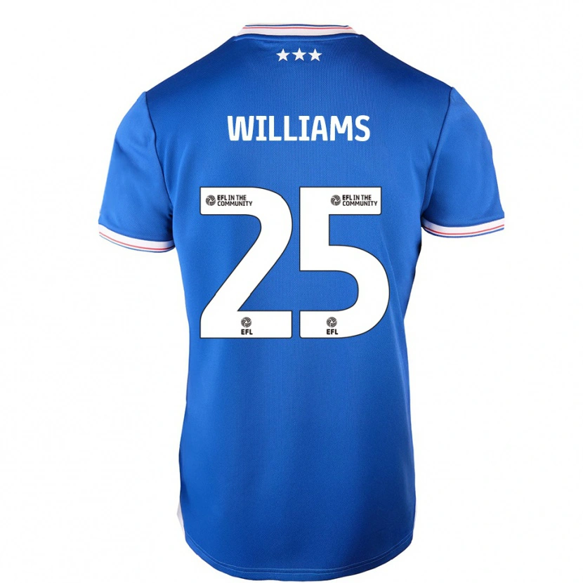 Danxen Men Erin Williams #25 Blue White Home Jersey 2025/26 T-Shirt