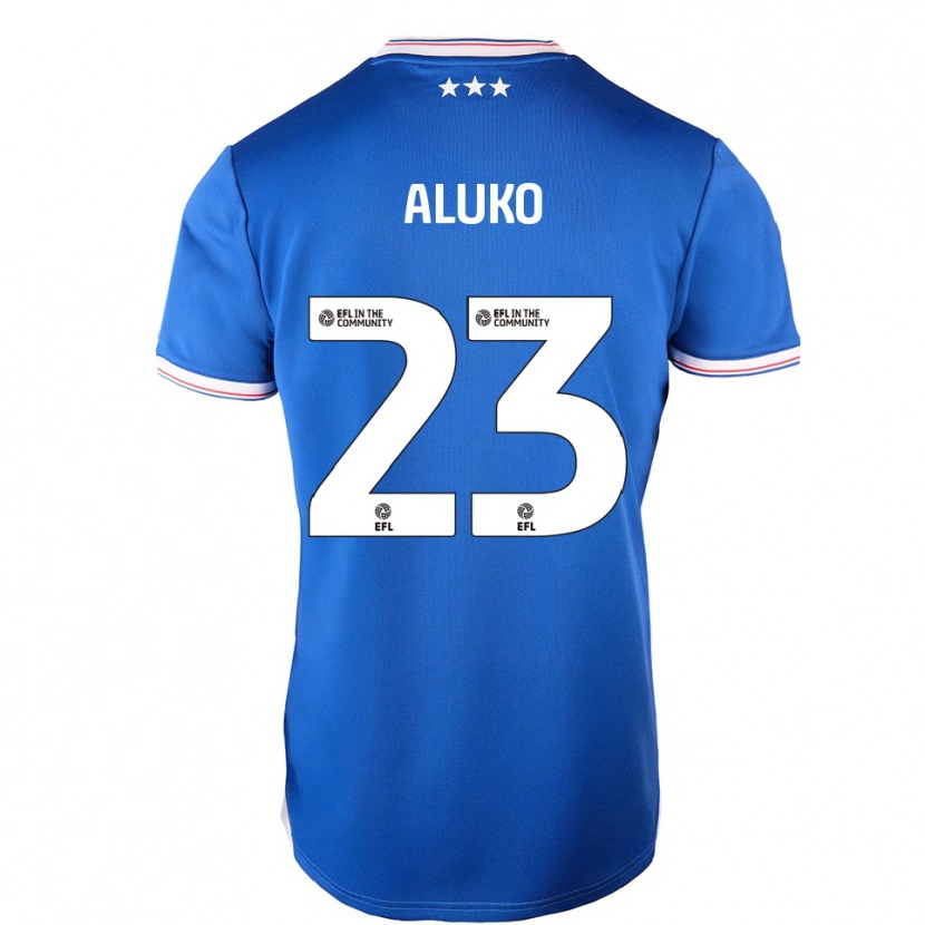 Danxen Men Sone Aluko #23 Blue White Home Jersey 2025/26 T-Shirt