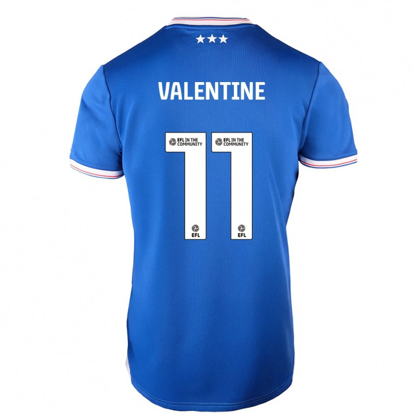 Danxen Men Nico Valentine #11 Blue White Home Jersey 2025/26 T-Shirt