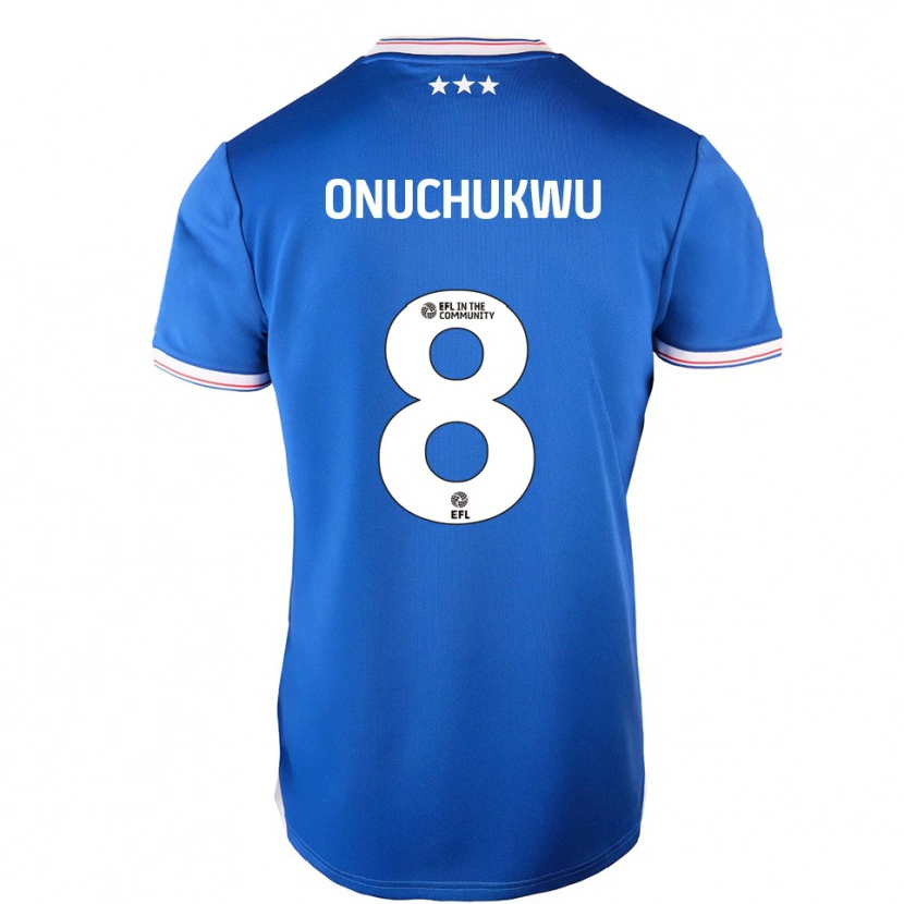 Danxen Men Abube Onuchukwu #8 Blue White Home Jersey 2025/26 T-Shirt