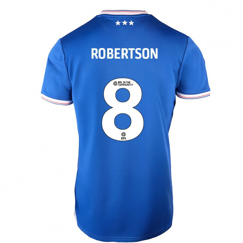 Danxen Men Kyra Robertson #8 Blue White Home Jersey 2025/26 T-Shirt