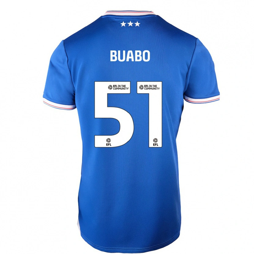 Danxen Men Gerrard Buabo #51 Blue White Home Jersey 2025/26 T-Shirt