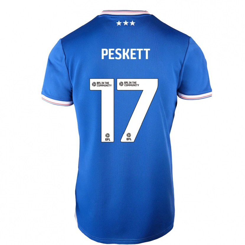 Danxen Men Sophie Peskett #17 Blue White Home Jersey 2025/26 T-Shirt