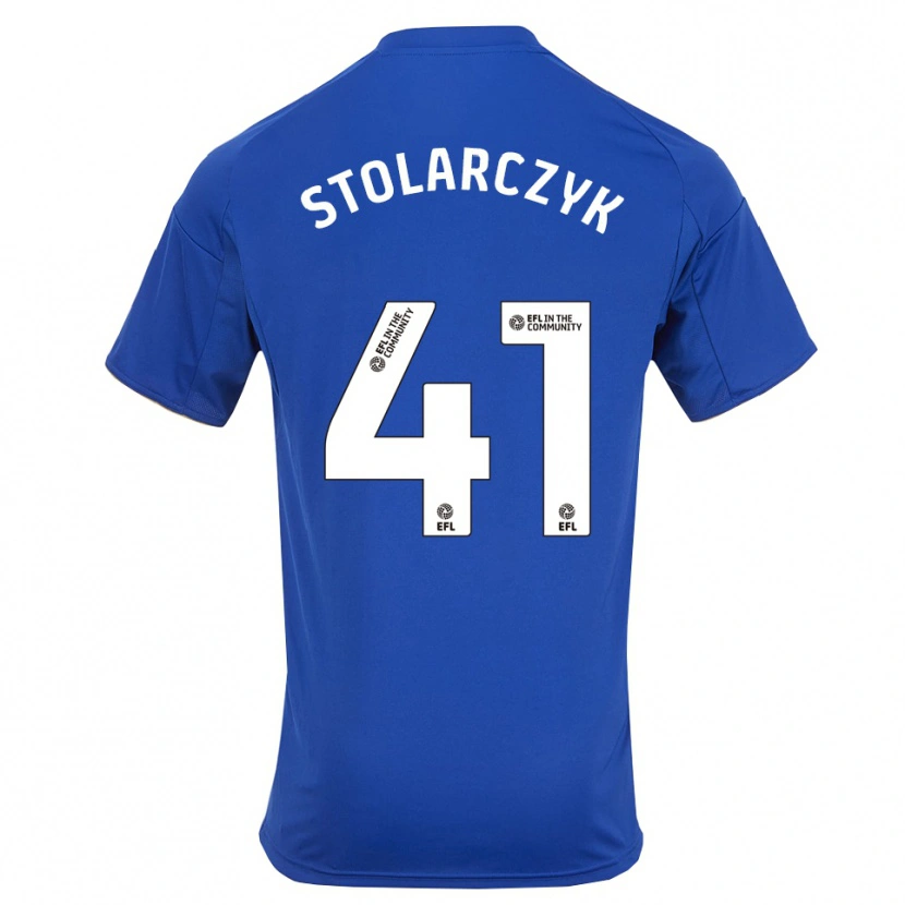 Danxen Men Jakub Stolarczyk #41 Blue Gold Home Jersey 2025/26 T-Shirt