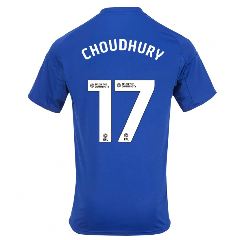 Danxen Men Hamza Choudhury #17 Blue Gold Home Jersey 2025/26 T-Shirt