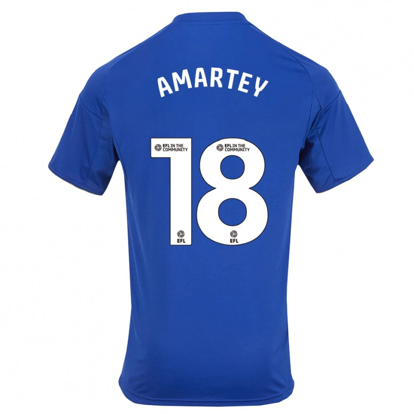 Danxen Men Daniel Amartey #18 Blue Gold Home Jersey 2025/26 T-Shirt