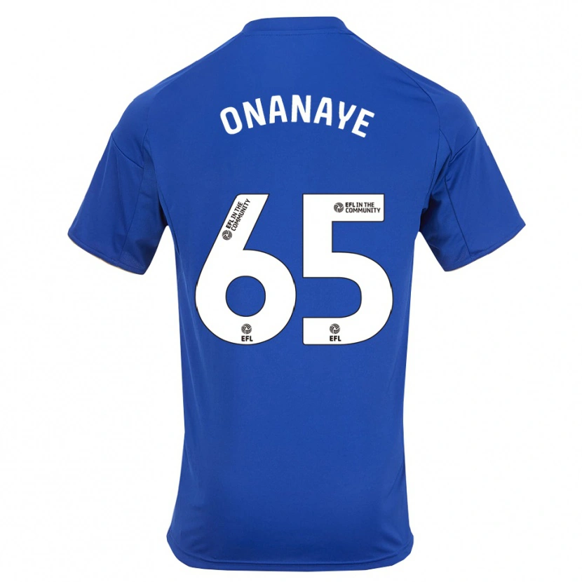 Danxen Men Toby Onanaye #65 Blue Gold Home Jersey 2025/26 T-Shirt
