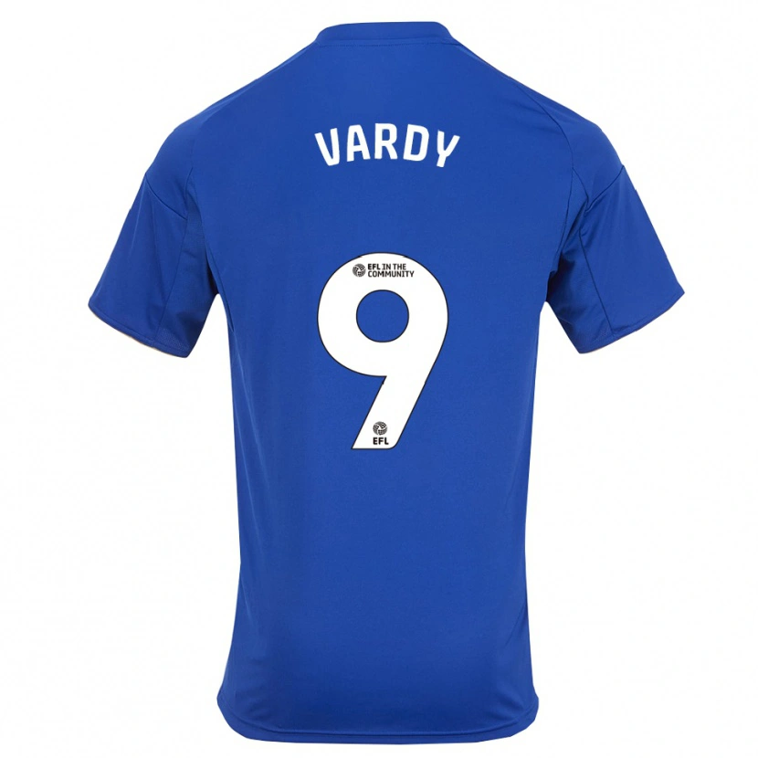 Danxen Men Jamie Vardy #9 Blue Gold Home Jersey 2025/26 T-Shirt