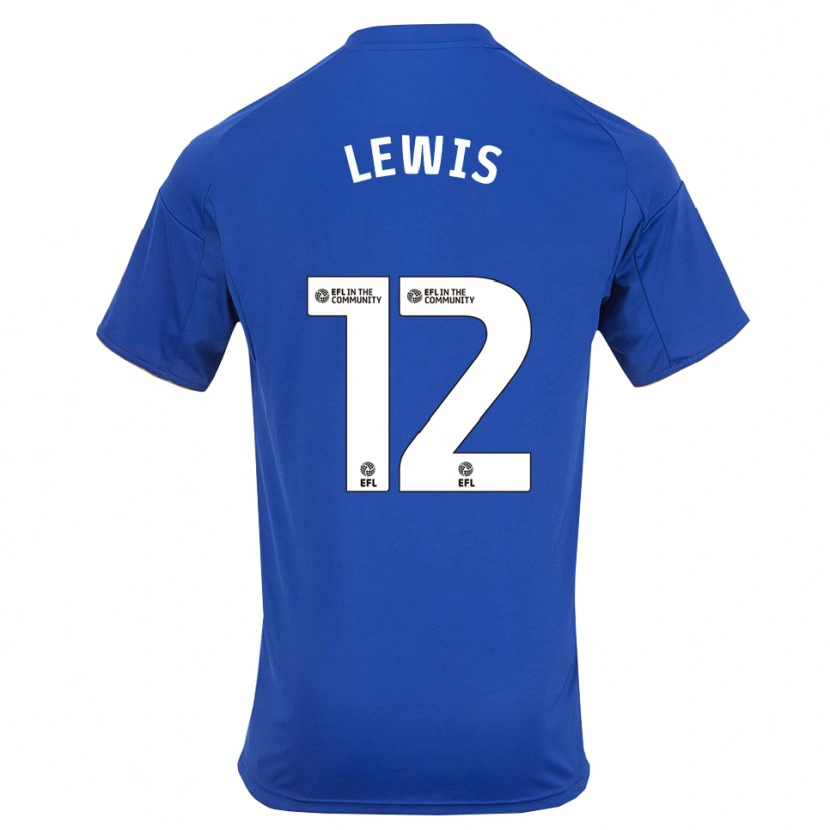 Danxen Men William Lewis #12 Blue Gold Home Jersey 2025/26 T-Shirt