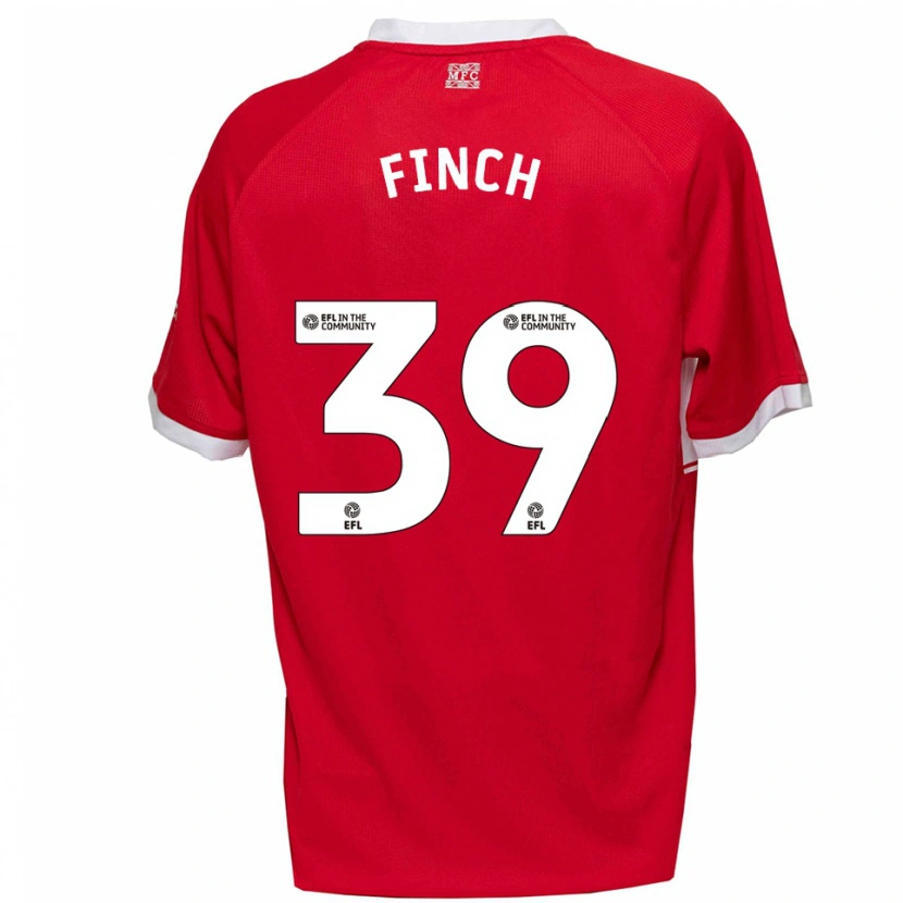 Danxen Men Sonny Finch #39 Red White Home Jersey 2025/26 T-Shirt