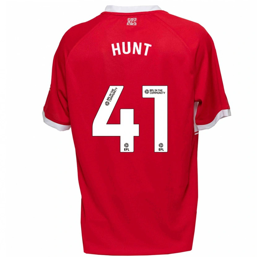 Danxen Men Harley Hunt #41 Red White Home Jersey 2025/26 T-Shirt