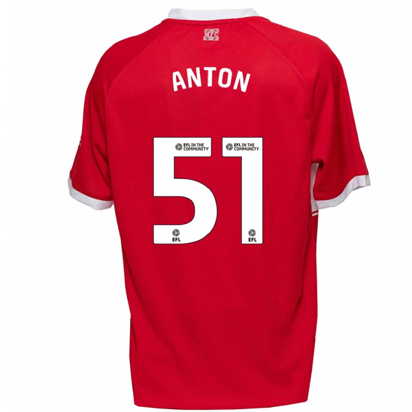 Danxen Men Anton Palmer #51 Red White Home Jersey 2025/26 T-Shirt