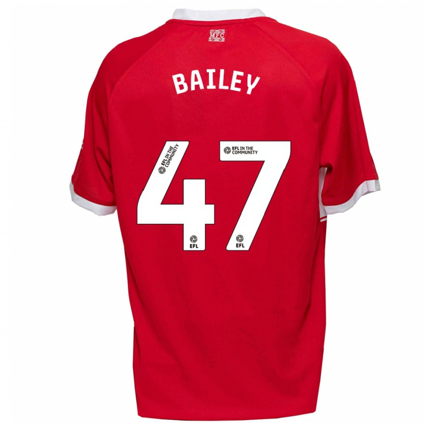 Danxen Men Bailey Palmer #47 Red White Home Jersey 2025/26 T-Shirt
